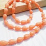 Coral roz somon, picatura 9x5mm GSLAK 030