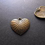 PANDANTIV INIMA BRONZ - 23 X 24 MM