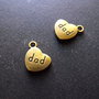 PANDANTIV INIMIOARA ''DAD'' - 18 X 14 MM