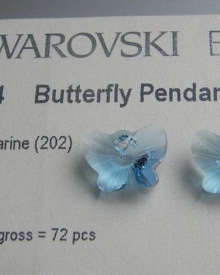 Pandantiv Swarovski - Fluture 18 mm - 6754-202