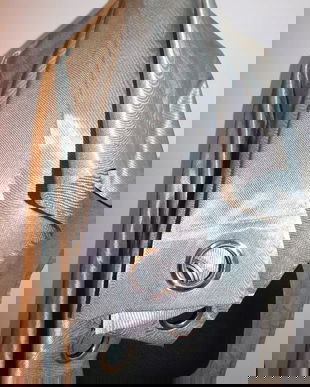 4 draperii blackout gri argintii