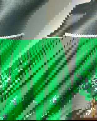 FUSTA AMPLA BUMBAC BRODERIE