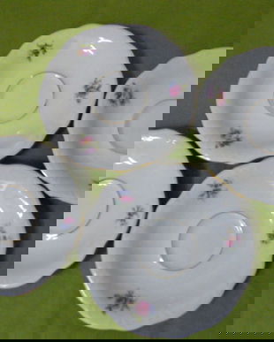 Set 4 farfurii portelan