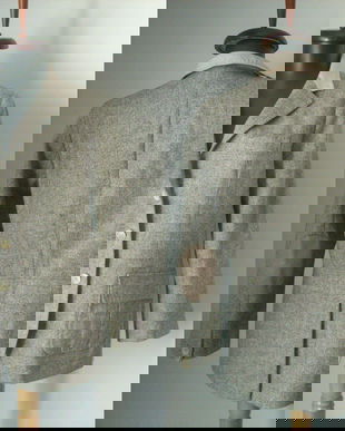 SACOU STOFA LANA SI PIELE NATURAL