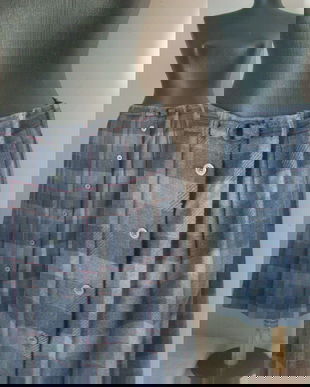 FUSTA ELVETIANA STOFA LANA FIARTA PLISATA