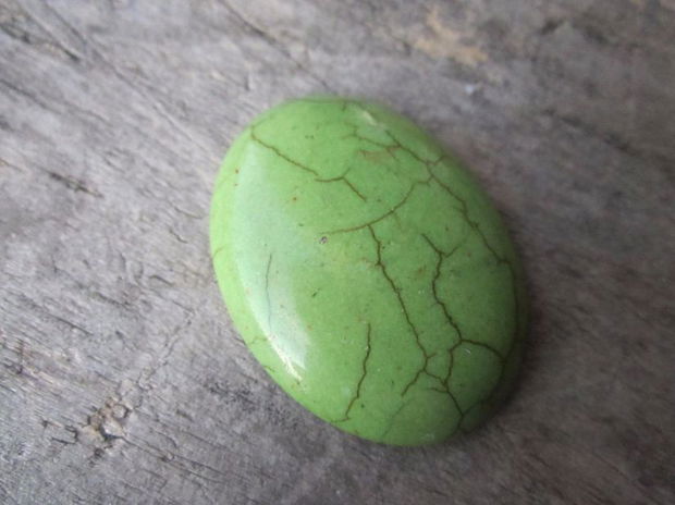 Cabochon imitatie tuquoise 40x30 mm