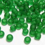 Margele TOHO, 11/0, Transparent-Frosted Grass Green
