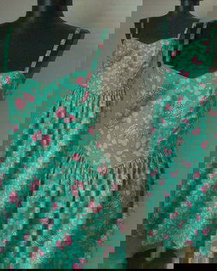 ROCHIE BUMBAC FLORAL CORSAJ