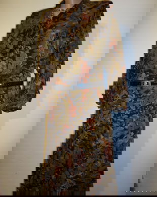 Rochie din stofa nuante aramii