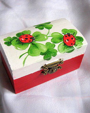 Cutie lemn decorata 26340