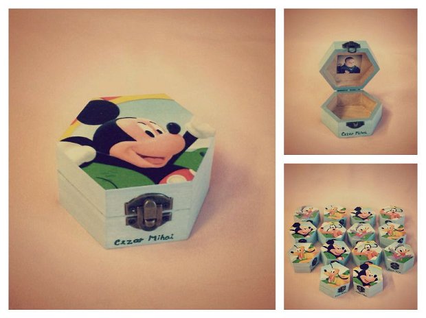 Cutie bijuterii Mickey Mouse / Mărturie