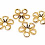 Capacel metalic, auriu, 8x2 mm