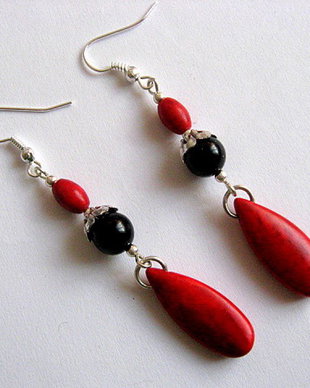 cercei howlite si onix 25257