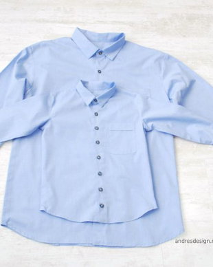 Camasi Tata si Fiu – bleu cu minioni