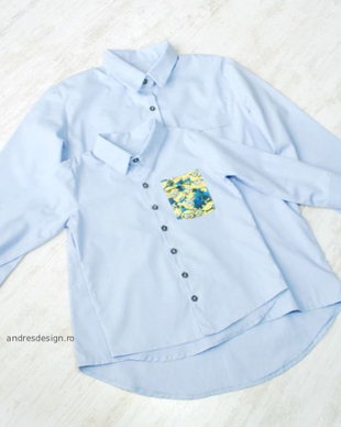 Camasi Mama si Fiu – bleu cu minioni