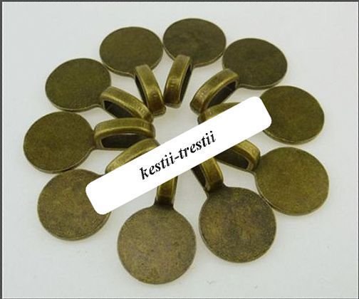 6689 - (10b) Agatatori cu platou pt lipit, aliaj metalic bronz