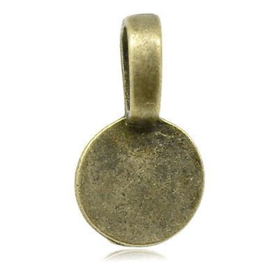 6689 - (10b) Agatatori cu platou pt lipit, aliaj metalic bronz