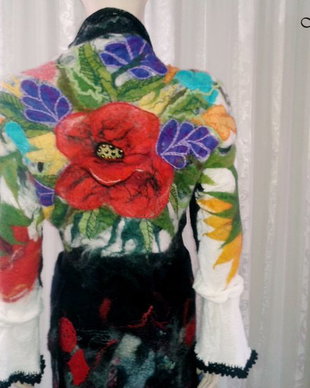 Bolero impaslit, crosetat - Magia Florilor