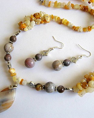 set agate indiene 20872