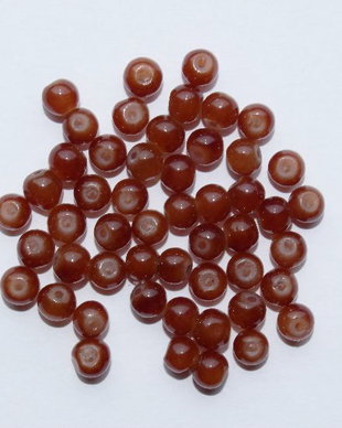 LMS457 - margele sticla maro