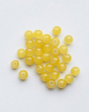 LMS458 - margele sticla galben inchis