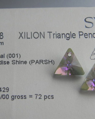 Pandantiv Swarovski - Triunghi 16 mm - 6628-PSH