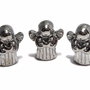 Margele din metal, ingeras, gunmetal, 13x11 mm
