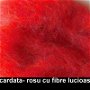 cardata - rosu cu fibre lucioase-25g