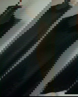 ROCHIE DE SEARA SATIN NEGRU