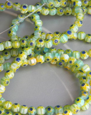Margele sticla Chevron 4 mm