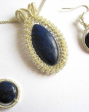 set cu lapis lazuli 19271