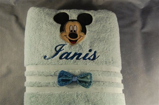 Prosop de baie personalizat cu Mickey