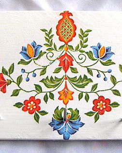 Cuier din lemn handmade motiv traditional 26484