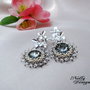 "Black Diamond"- cercei cristale Swarovski