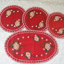 Set 4 mileuri brodate