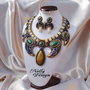 VANDUT - "Oriental Dream" - Set colier si cercei