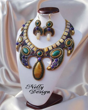 VANDUT - "Oriental Dream" - Set colier si cercei