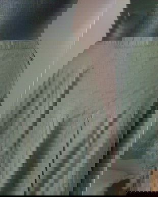 FUSTA GRI H&M BRODATA