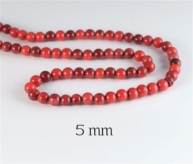 Coral natural, 5 mm CORC - 5MM