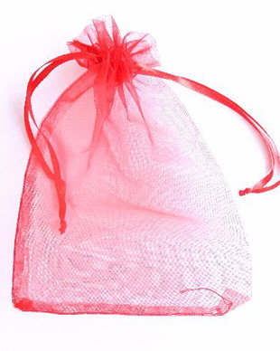 LAE42 - saculet organza rosu