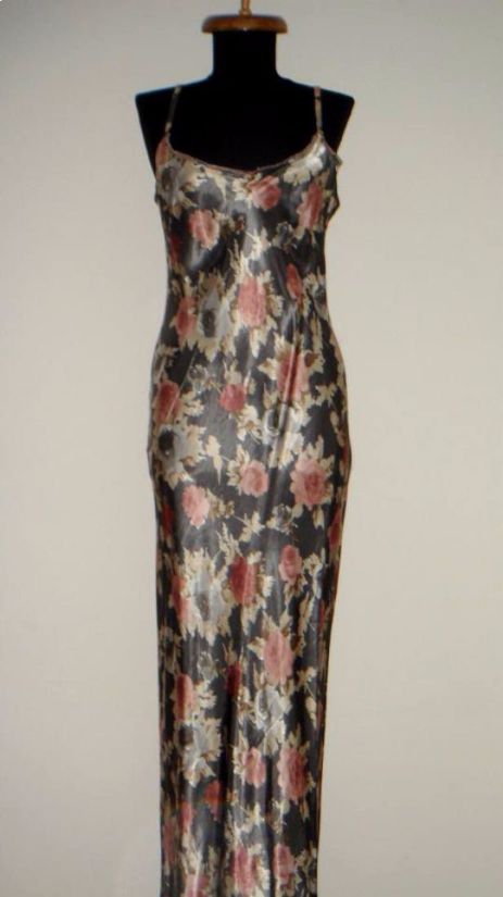 Rochie maxi Cose...Cosi!, din vascoza cu aspect de matase, cu imprimeu floral