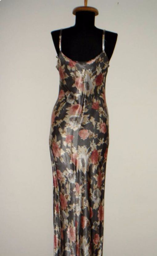 Rochie maxi Cose...Cosi!, din vascoza cu aspect de matase, cu imprimeu floral