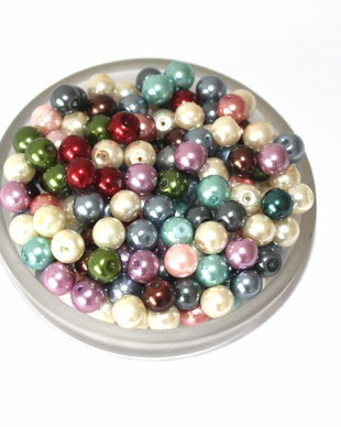 Perle de sticla 8 mm