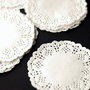 Dantela hartie set 25 buc  - diam. ~ 9 cm
