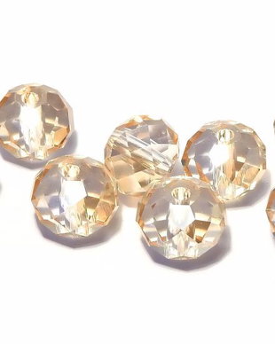 Cristale din sticla, rondelle, 4x3 mm, topaz