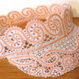 Sapca vizier tip parasolar din broderie stil dantela