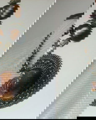 COLIER ARGINT TIBETANT LEMN OCHI DE TIGRU