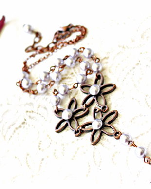 Colier Flori de lavanda