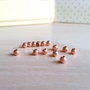 Distantiere sfere stardust rose gold 4mm (RGLAK 045)