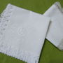 Set 2 batiste cu dantela